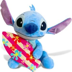 Disney Lilo & Stitch Stitch with Surfboard 25cm Soft Toy