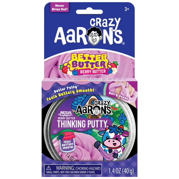 Thinking Putty 3.5 inch Better Butter Berry - The Toy Tank