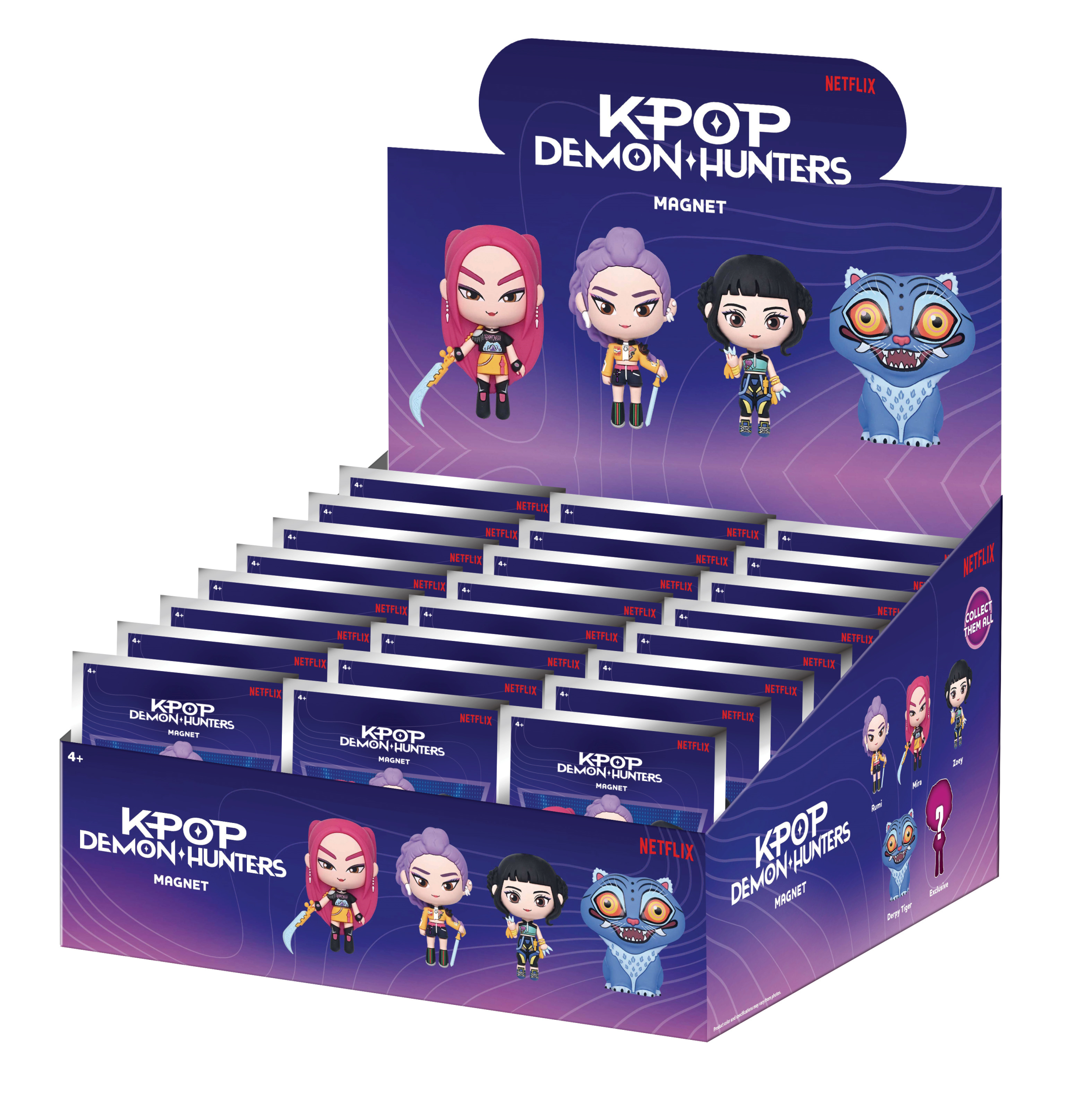 K-Pop Demon Hunters 3D Foam Magnets - The Toy Tank