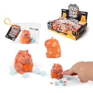 Scrunchems Sticky Squishy Capybara toy