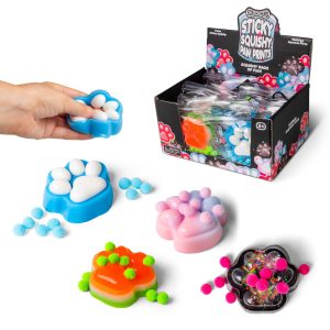 Scrunchems Sticky Squishy Paw Prints toy