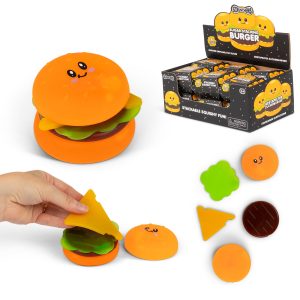 Scrunchems Sugar Stacking Burger squishy toy