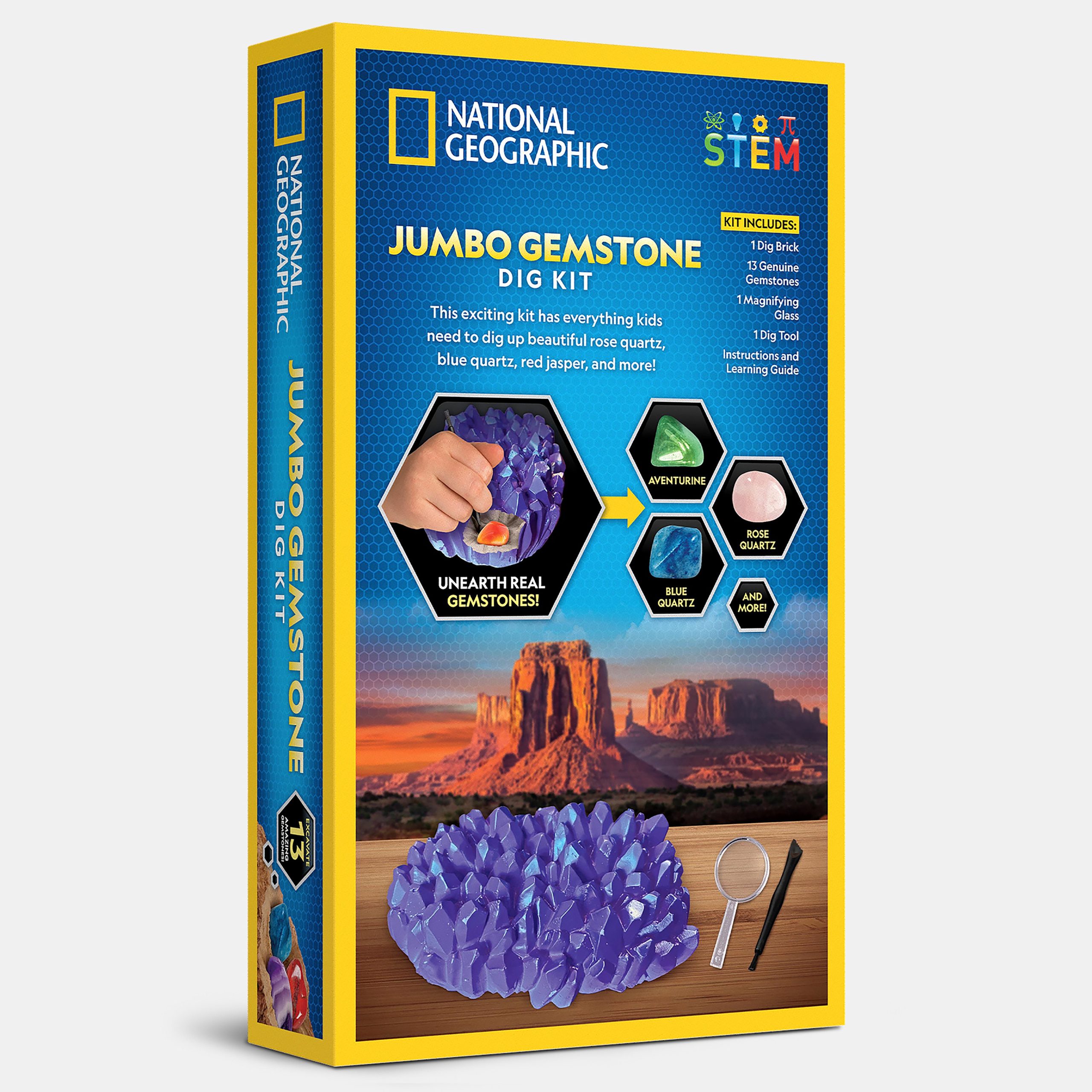 National Geographic Jumbo Gemstone Dig Kit detail 1
