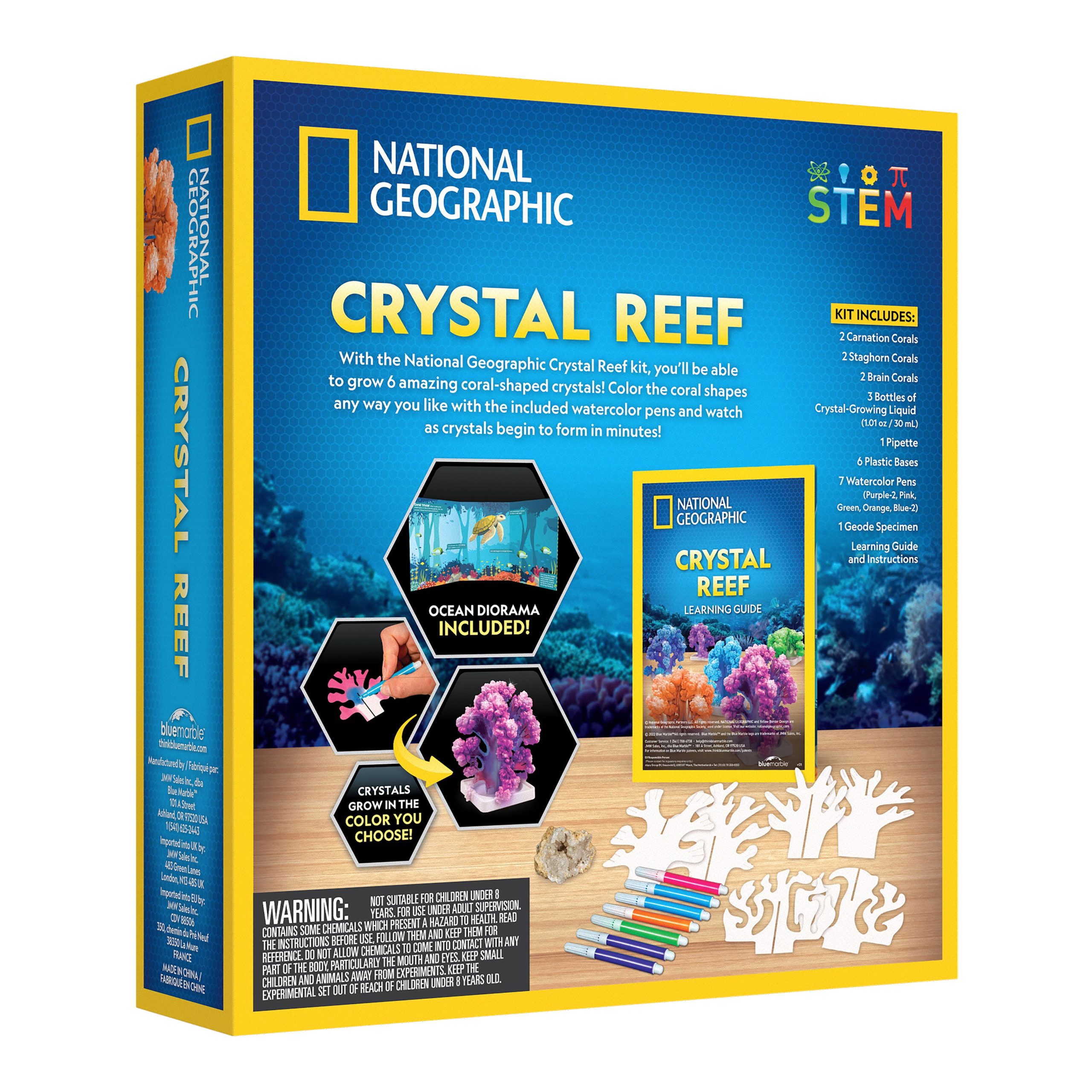 National Geographic Crystal Reef Coral Growing Lab back
