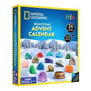 National Geographic 24-Day Rock & Gemstone Advent Calendar front