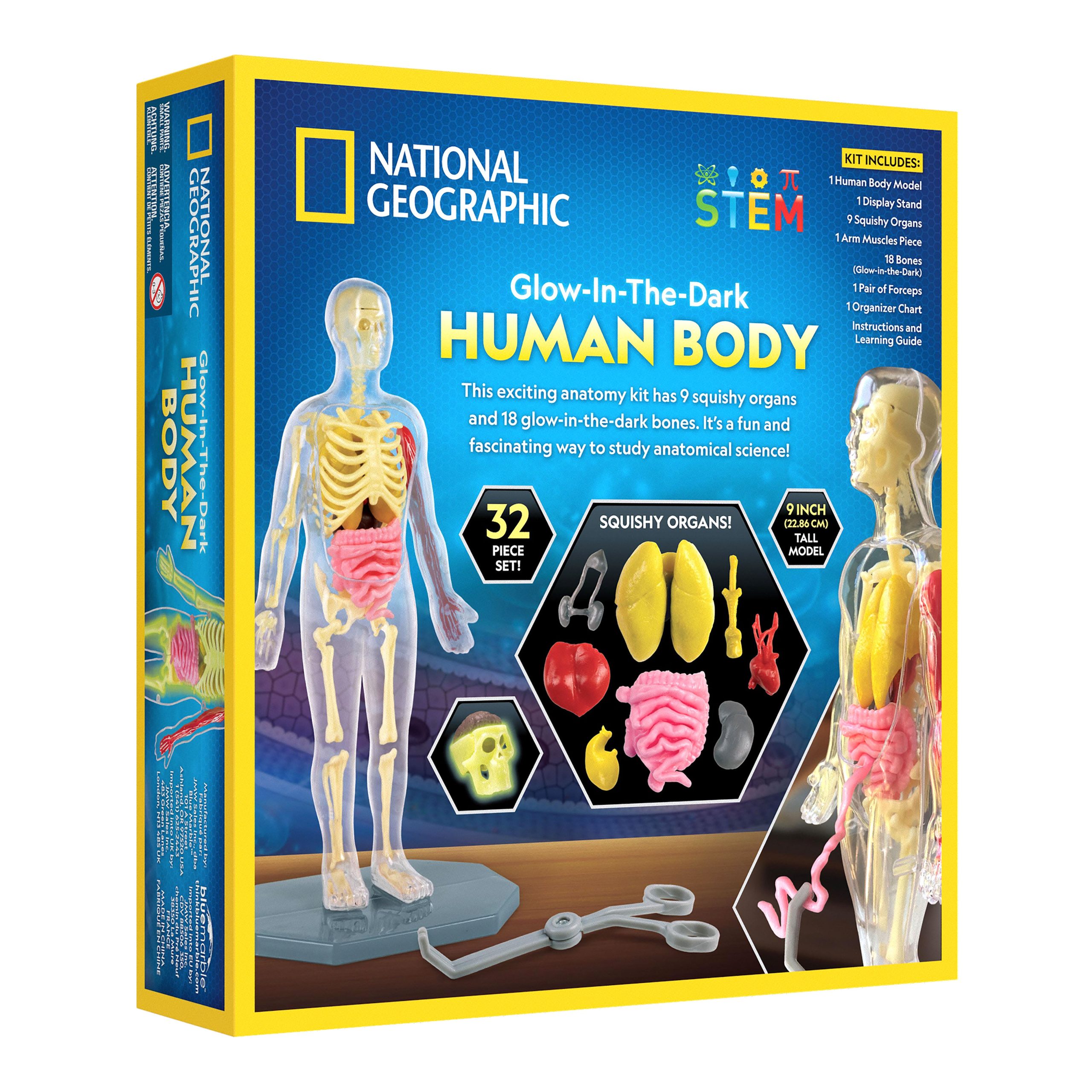 National Geographic Human Body Science Kit back