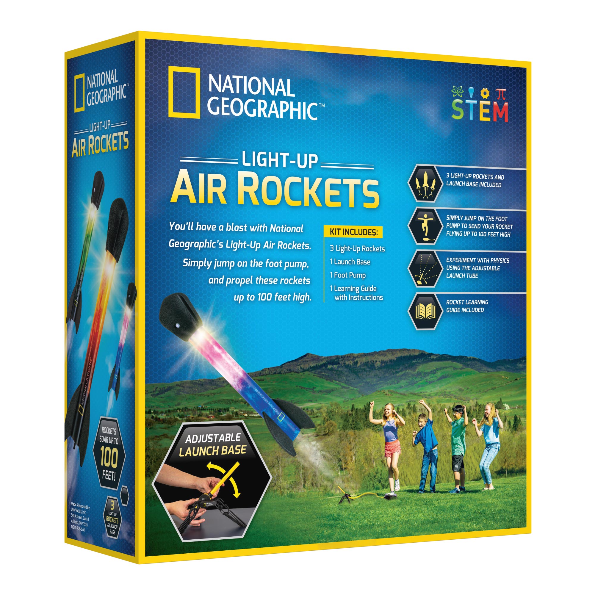 National Geographic Light-Up Air Rocket back