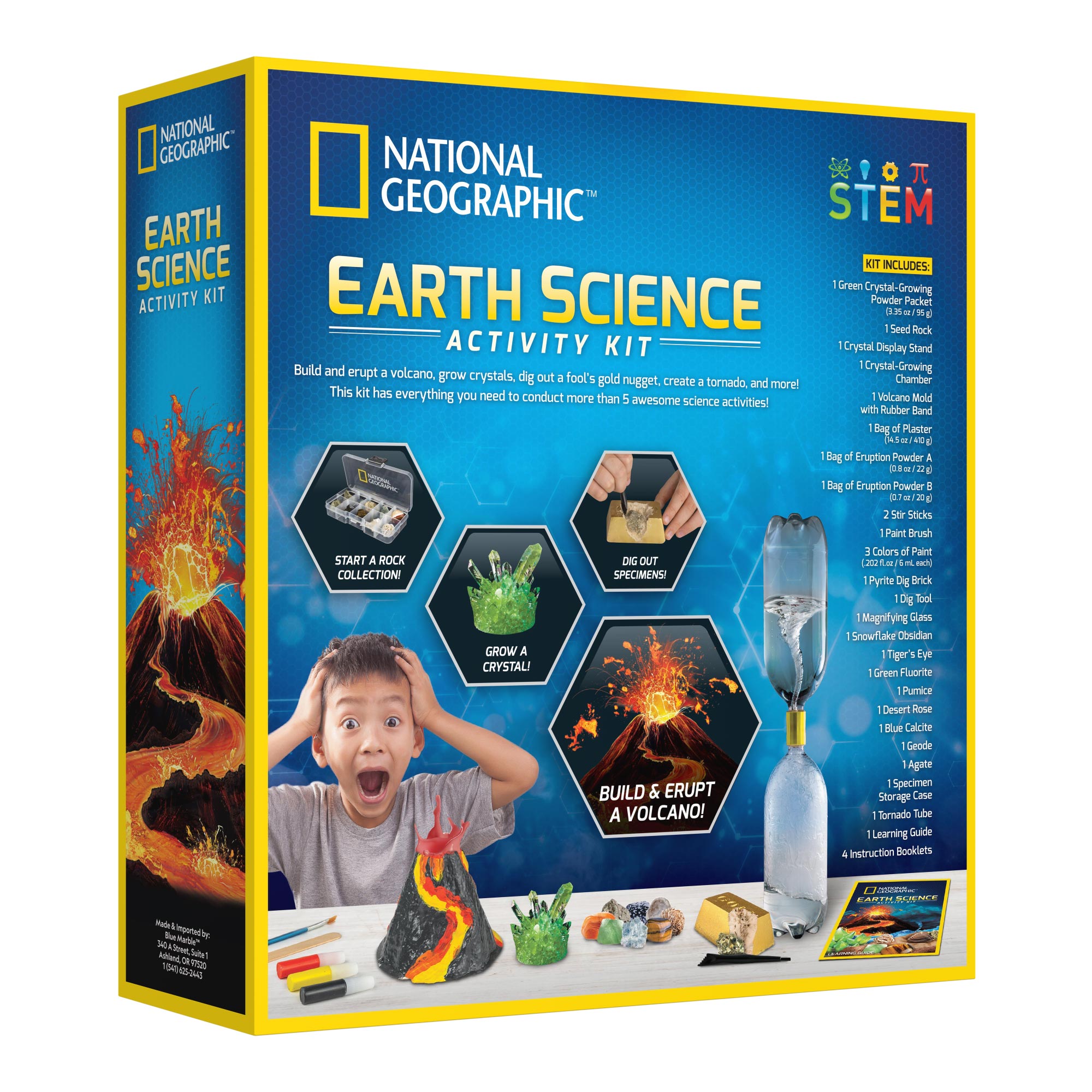 National Geographic Mega Earth Science Kit back