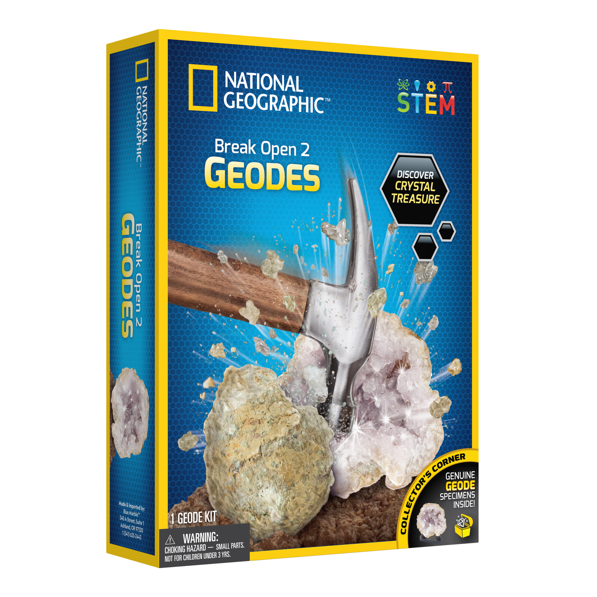 National Geographic Break Your Own Geode kit front