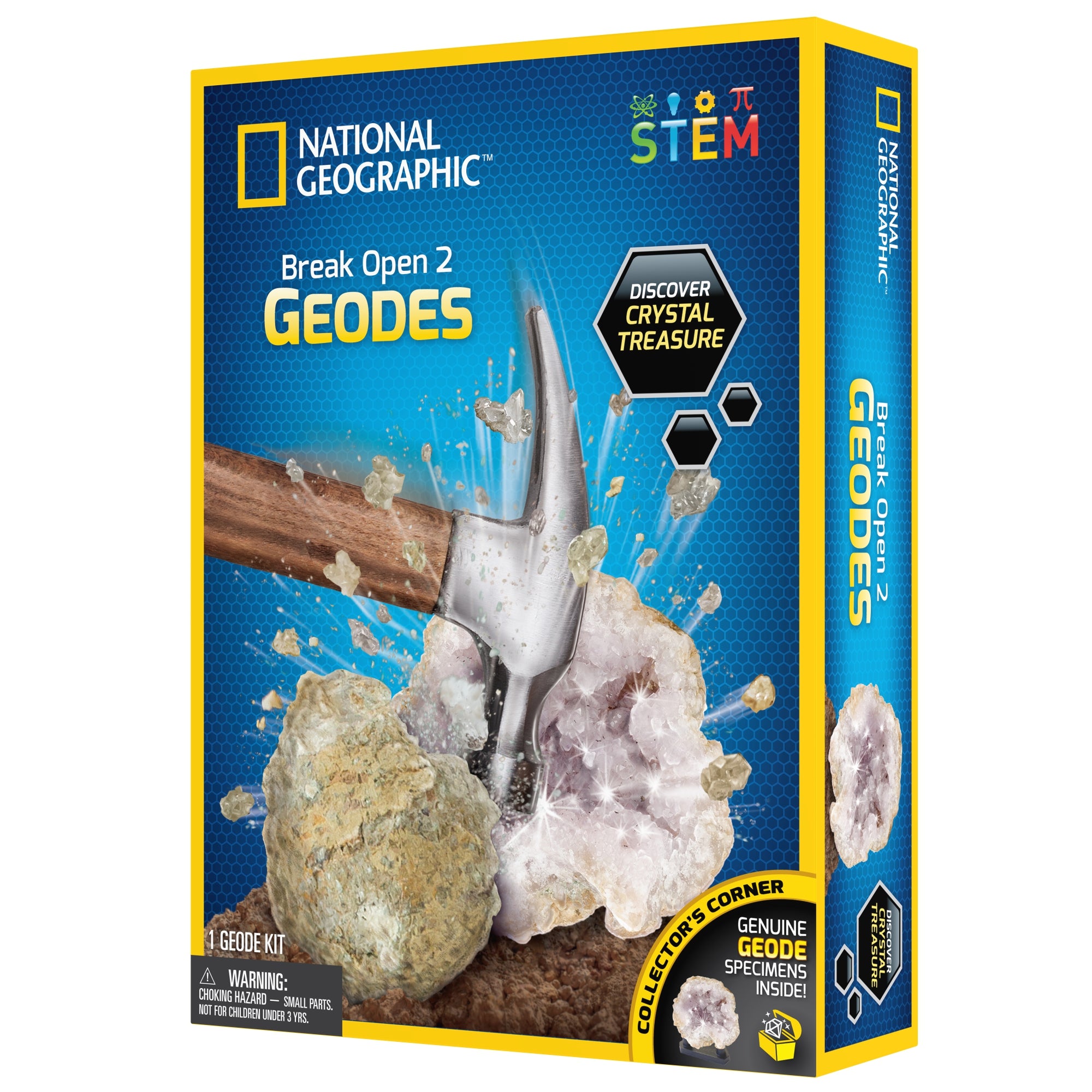 National Geographic Break Your Own Geode kit boxshot