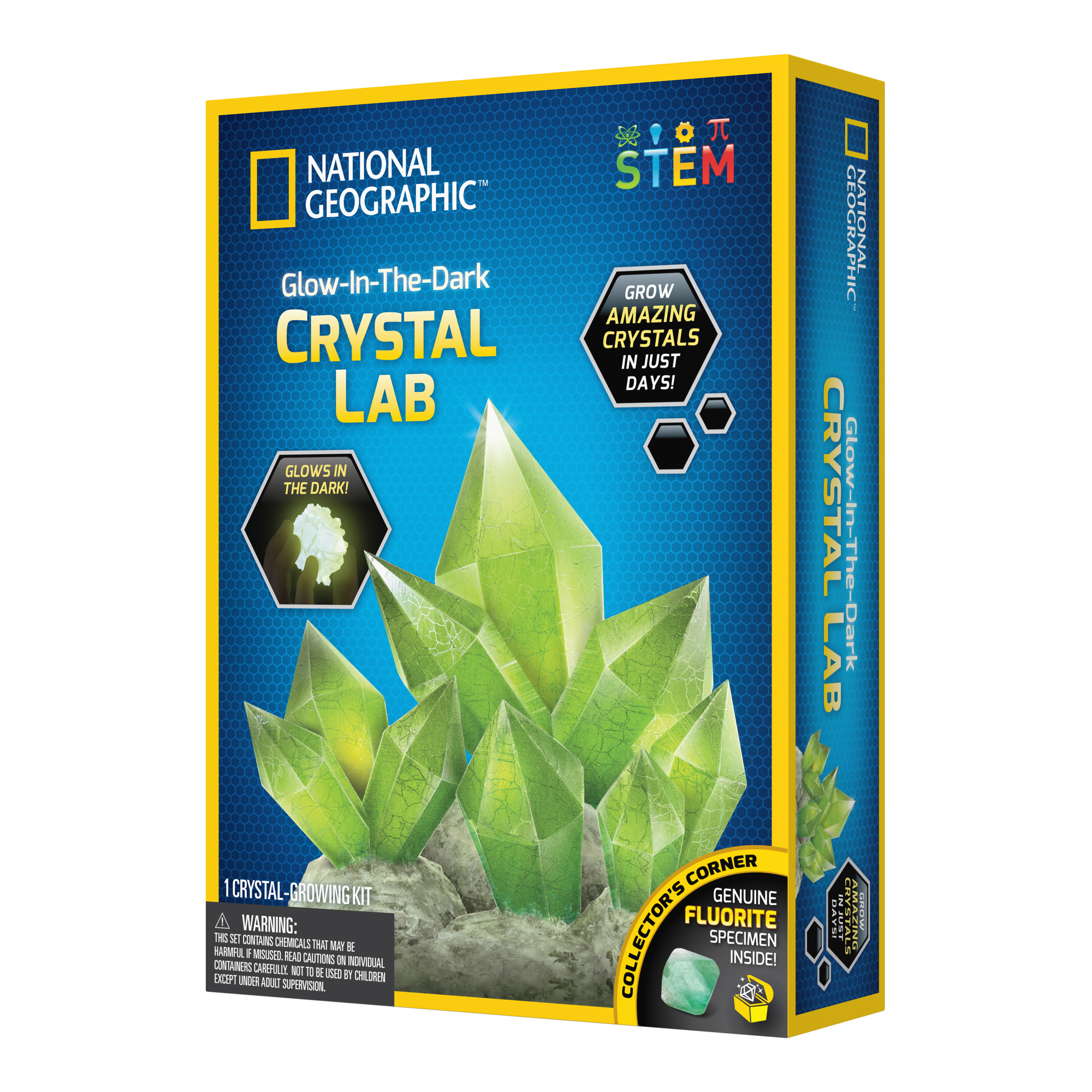 National Geographic Glow-in-the-Dark Crystal Growing Lab side