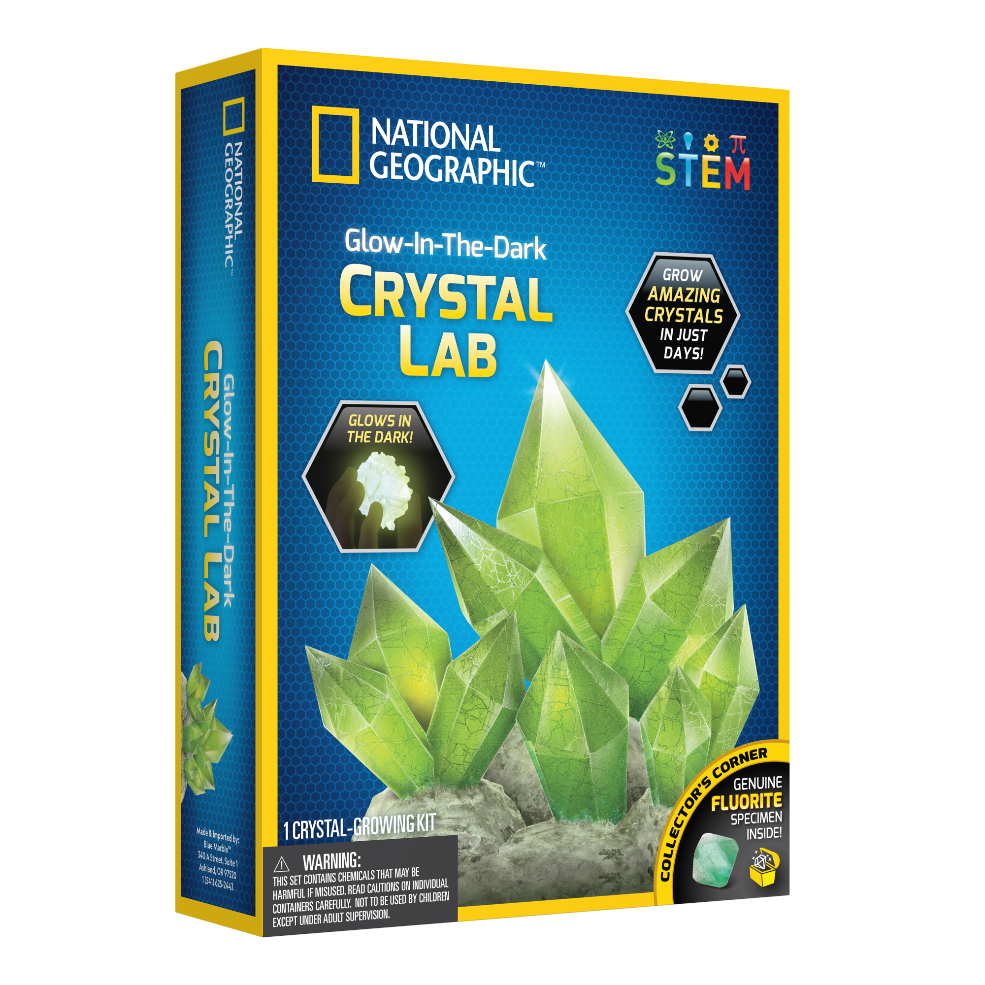 National Geographic Glow-in-the-Dark Crystal Growing Lab front
