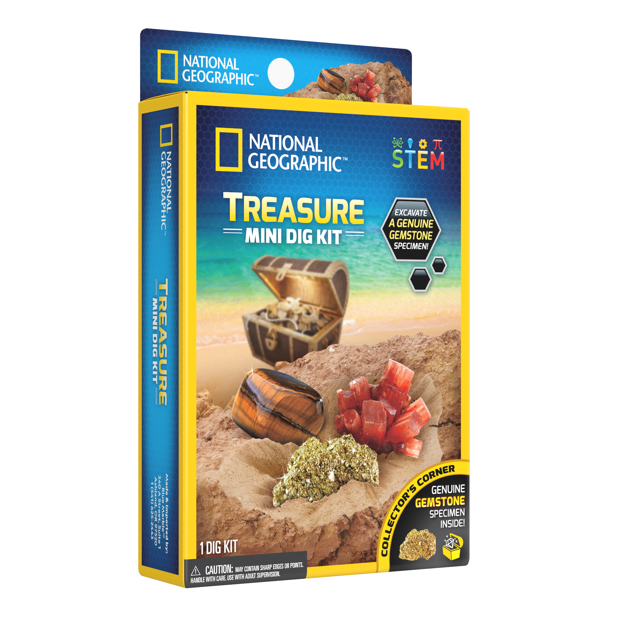 National Geographic Treasure Mini Dig Kit front