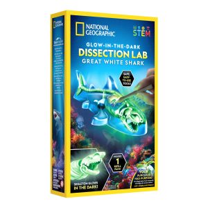 National Geographic Glow in the Dark Great White Shark Dissection Lab front