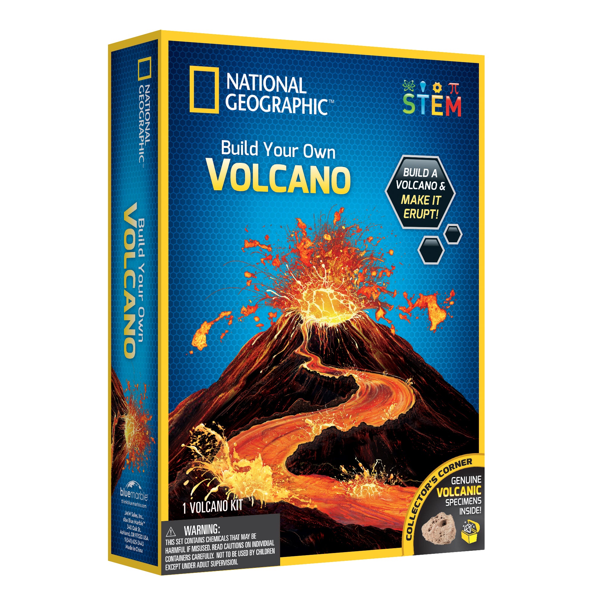 National Geographic Volcano Science Kit box front