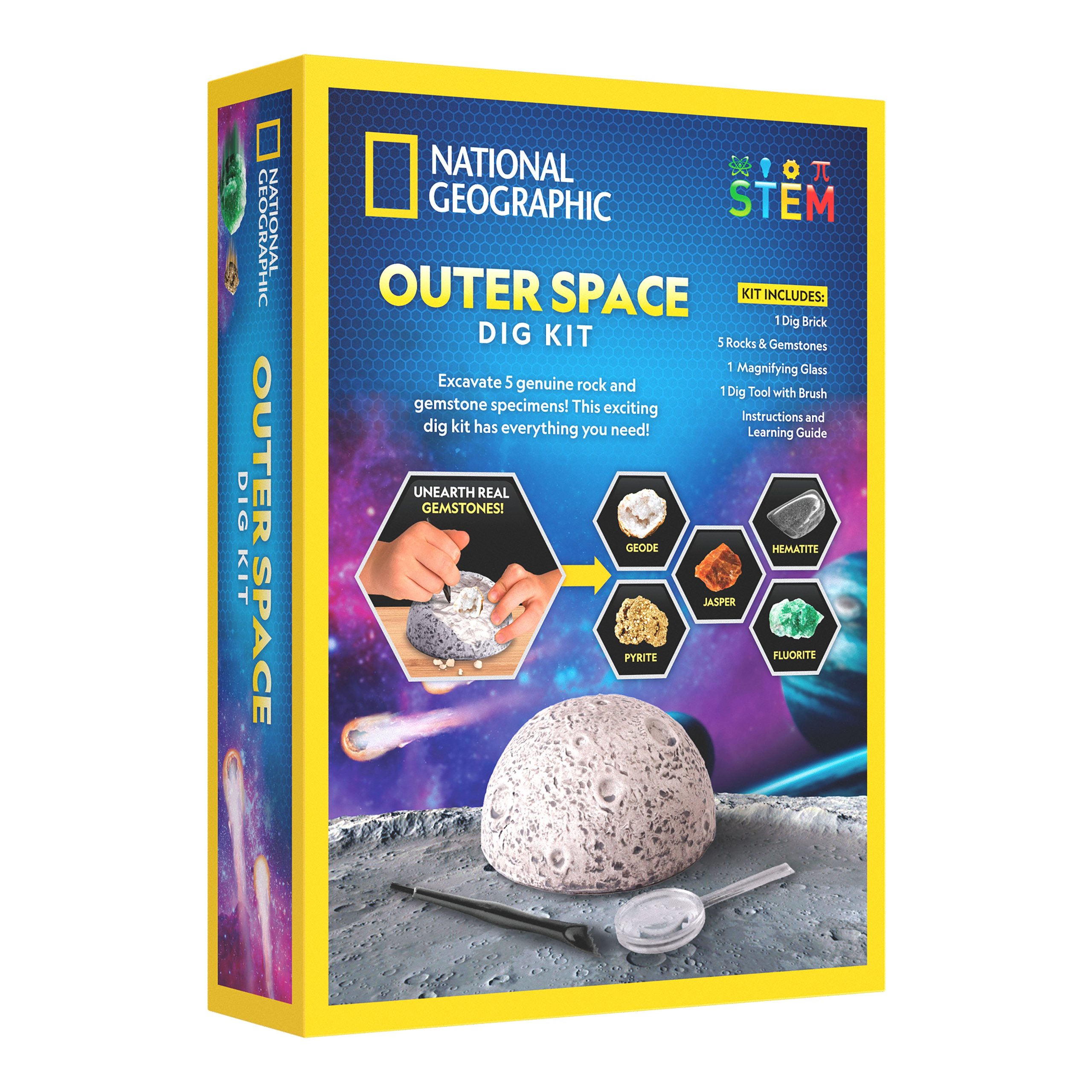 National Geographic Space-Themed Dig Kit back