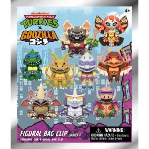 Teenage Mutant Ninja Turtles x Godzilla Bag Clips