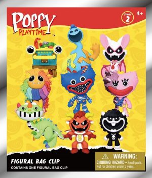 Poppy Playtime Figural Bag Clips