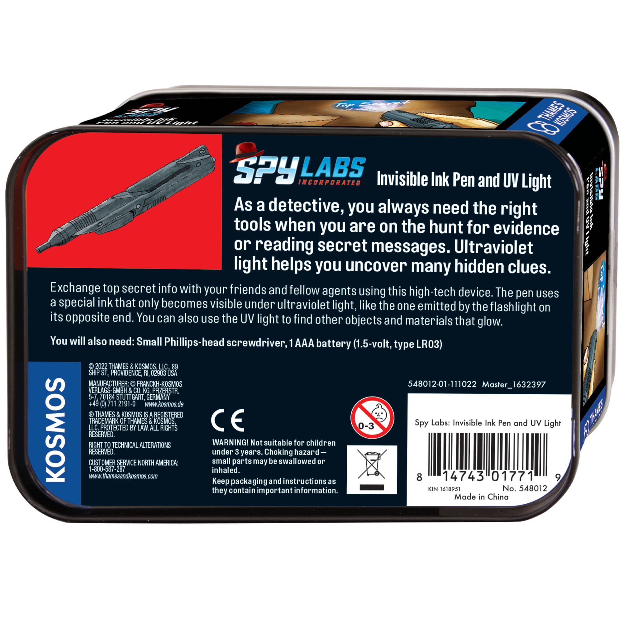 Spy Labs: Invisible Ink Pen and UV Light - image 2