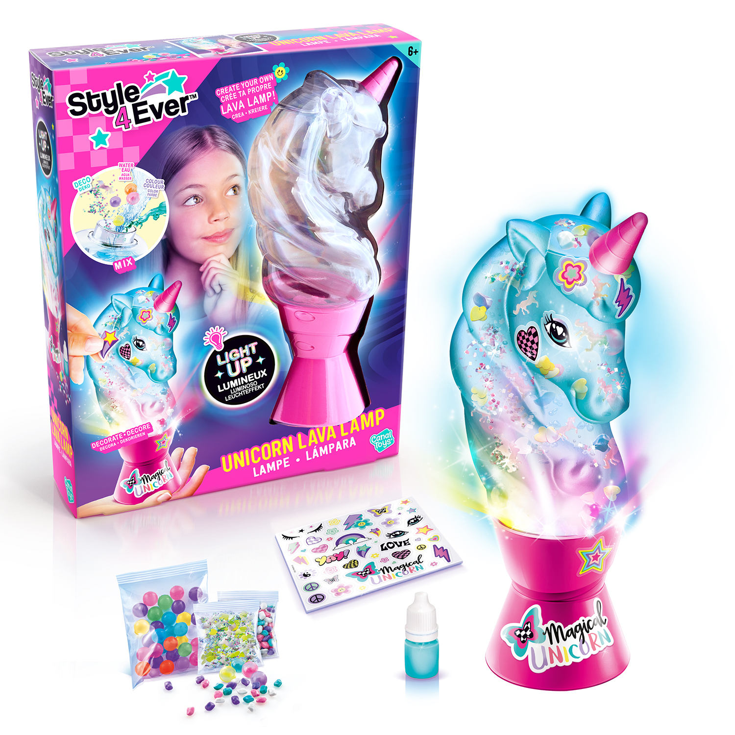 Style 4 Ever Unicorn DIY Lava Lamp