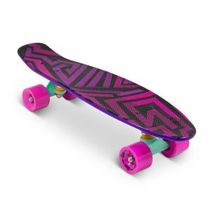 OzBozz Plastic Skateboard 23 Inch Mirror Graphic