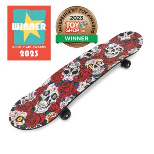 OzBozz Plastic Skateboard 31 Inch Mirror Graphic