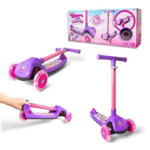 OzBozz Unicorn Trail Twist Folding Light Up Pogo Stick