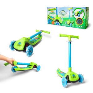 OzBozz Dinosaur Trail Twist Folding Light Up Pogo Stick