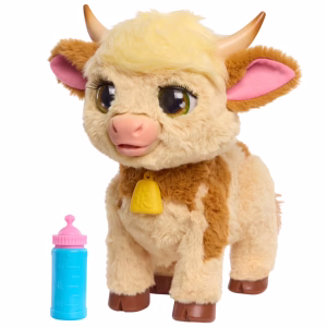 furReal Maggie the Feed & Follow Cow